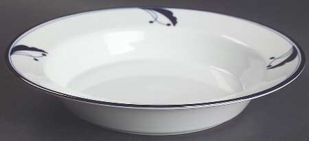Bayberry Blue (Japan, Portugal) Rim Soup Bowl