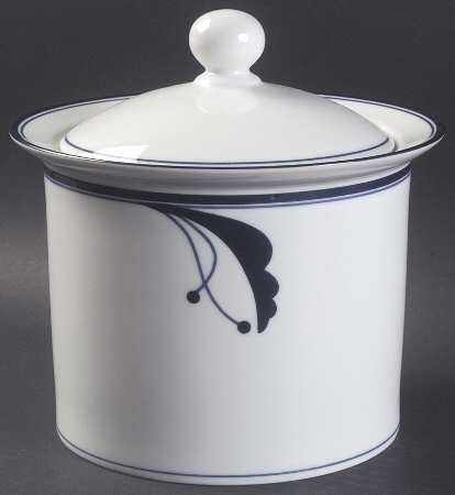 Bayberry Blue (Japan, Portugal) Medium Canister & Lid
