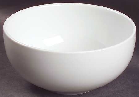 Bisserup White Fruit/Cereal Bowl by Dansk