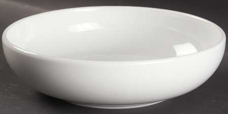 Bisserup White 8" Individual Pasta Bowl by Dansk