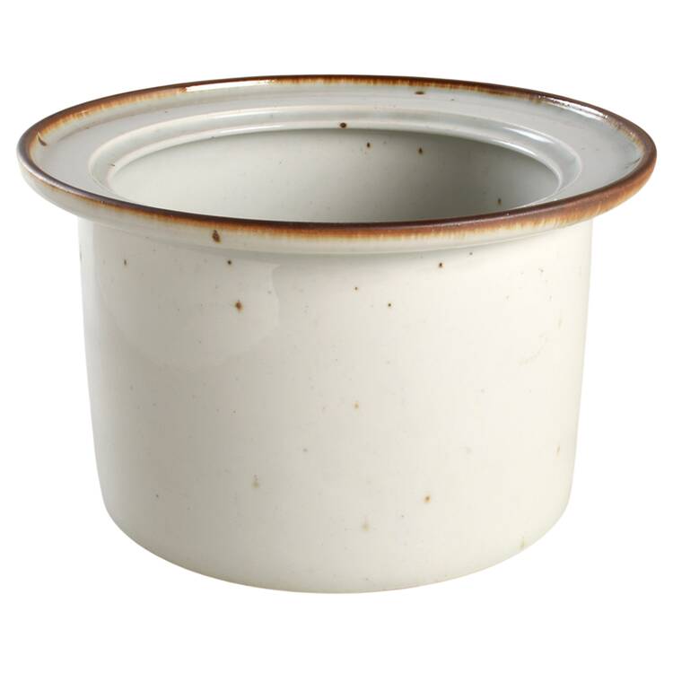 Brown Mist 3 Quart Round Casserole No Lid