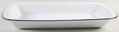 Christianshavn Blue 13'' Rectangular Baker