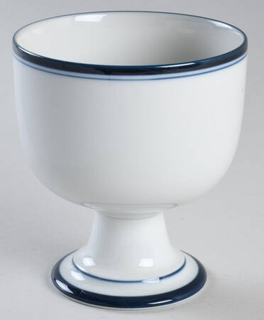 Christianshavn Blue China Goblet