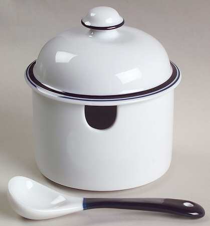 Christianshavn Blue Jam/Jelly & Lid W/Spoon