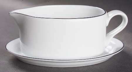 Christianshavn Blue Gravy Boat & Underplate
