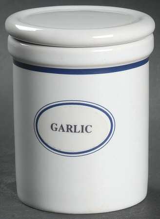 Christianshavn Blue Garlic Spice Jar & Lid