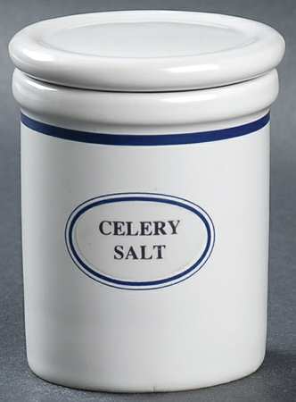 Christianshavn Blue Celery Salt Spice Jar & Lid