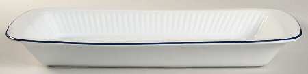 Christianshavn Blue 13"  Rectangular Baker