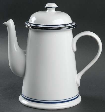 Christianshavn Blue Coffee Pot & Lid