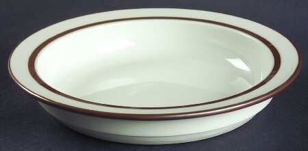 Christianshavn Brown Rim Soup Bowl