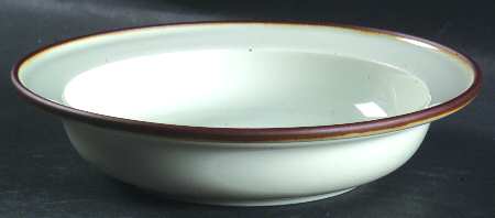 Epoch Brown Rim Fruit/Dessert (Sauce) Bowl