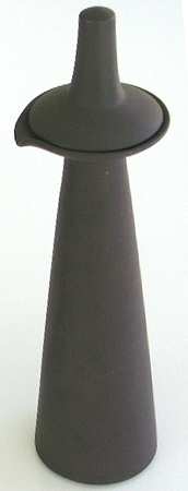 Flamestone Smooth Brown Oil Or Vinegar Cruet and Stopper