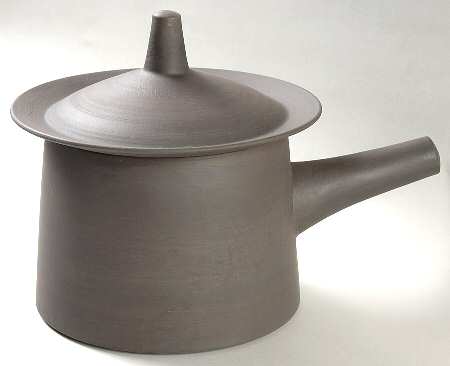 Flamestone Smooth Brown 1.5 Qt Round Covered Casserole