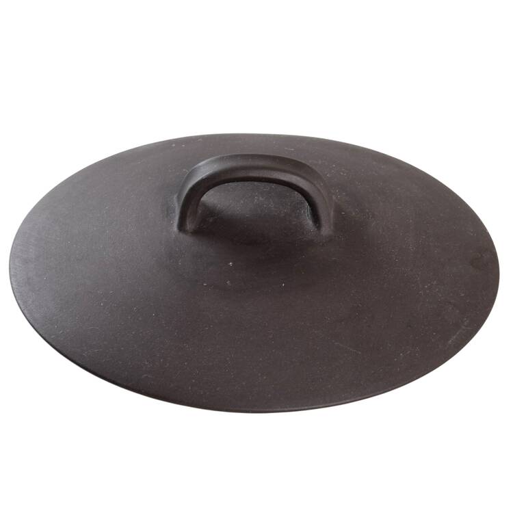 Flamestone Fluted Brown (Older) Lid for Sugar/Individual Casserole