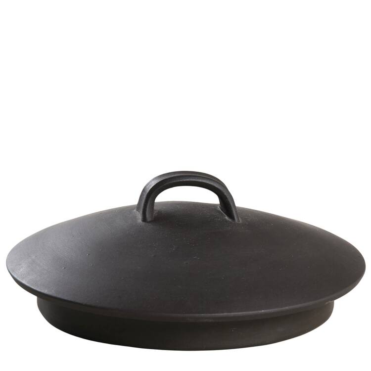 Flamestone Fluted Brown (Older) Lid for Teapot