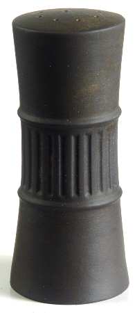 Flamestone Fluted Brown (Older) Pepper Shaker
