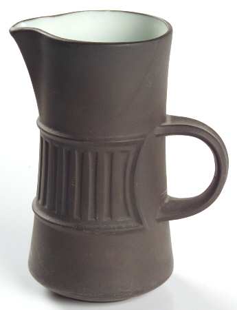 Flamestone Fluted Brown (Older) Creamer