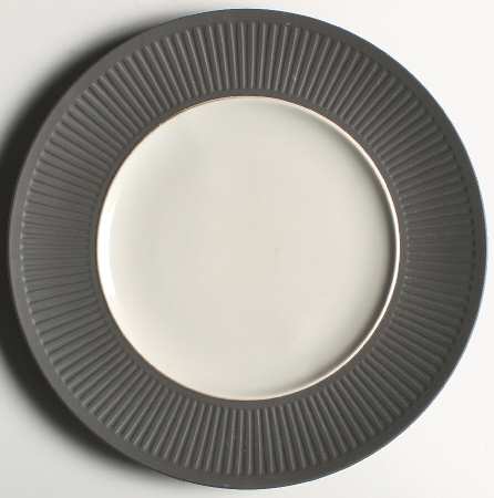Flamestone Fluted Brown (Older) Dinner Plate