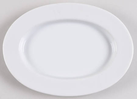Fluted White Cafe Underplate for Gravy Boat