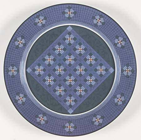 Nine Patch 13" Chop Plate (Round Platter) by Dansk