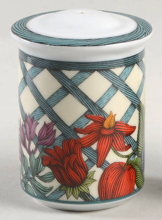 Nordic Garden-Lattice & Ribbon Salt Shaker