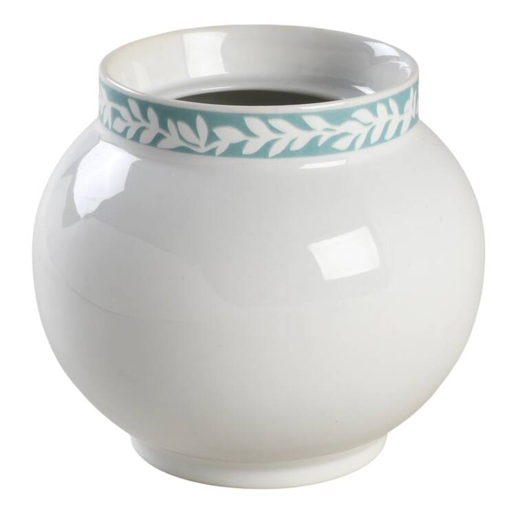 Trellis Mint Green Sugar Bowl No Lid