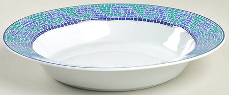 Waves Rim Soup Bowl