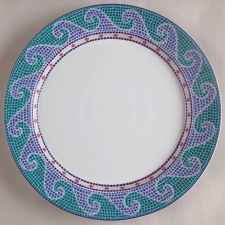 Waves 13" Chop Plate (Round Platter)