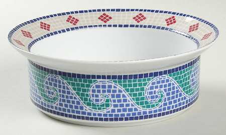 Waves Rim Cereal Bowl