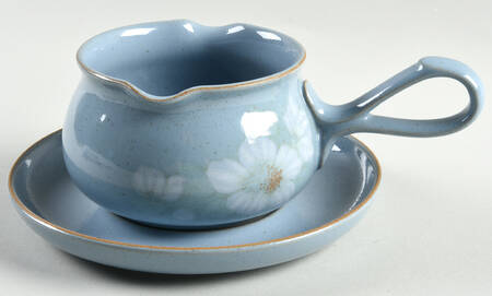Blue Dawn Gravy Boat & Underplate
