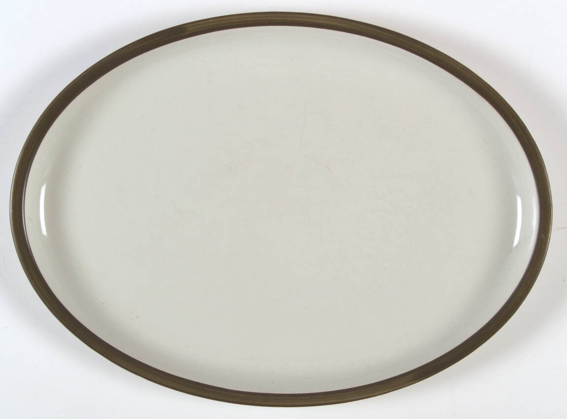Camelot Dark Green (Older) 12" Oval Serving Platter