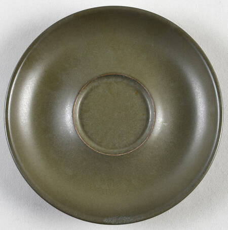 Camelot Dark Green (Older) Saucer for Flat Cup