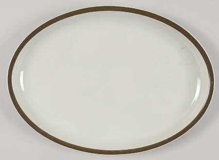 Camelot Dark Green (Older) 11" Oval Serving Platter