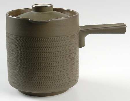 Camelot Dark Green (Older) Bean Pot & Lid