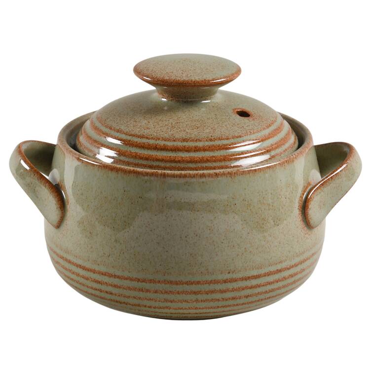 Camelot Light Green (Newer) Individual Casserole & Lid