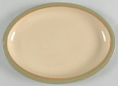 Camelot Light Green (Newer) 12" Oval Serving Platter