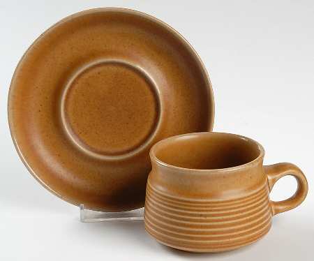 Canterbury Flat Cup & Saucer Set