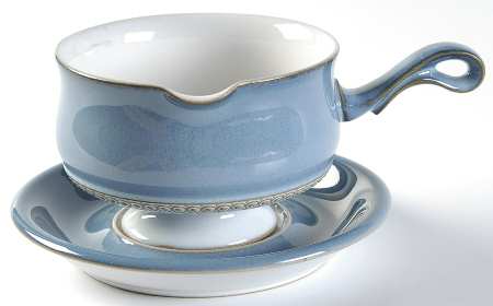 Castile Round Gravy Boat & Underplate