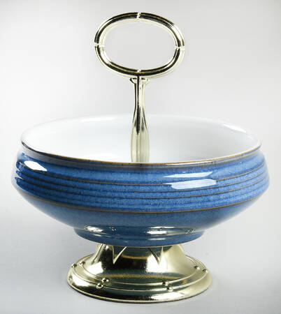 Chatsworth 6"-7" Handled Footed Nut Dish HC