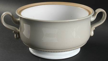 Champagne 2 Qt Round Covered Casserole No Lid