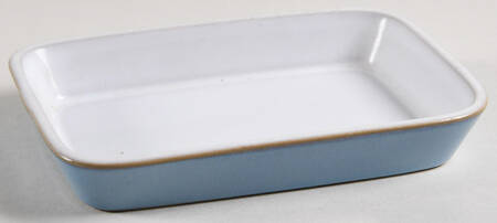 Colonial Blue Rectangular Butter No Lid