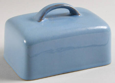 Colonial Blue Lid for Rectangular Butter