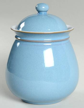 Colonial Blue 5" Storage Jar & Lid