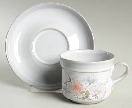 Dauphine Flat Cup & Saucer Set