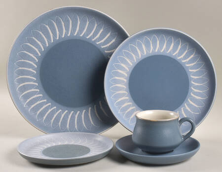 Echo Blue 5 Piece Place Setting