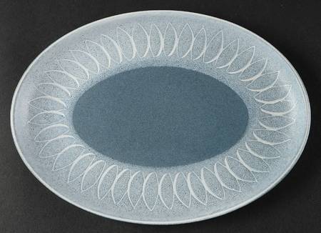 Echo Blue 9" Oval Serving Platter