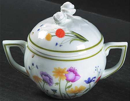 English Garden Mini Sugar Bowl & Lid