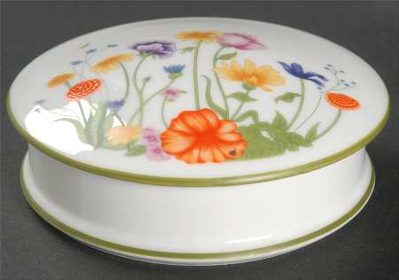 English Garden Powder Box with Lid