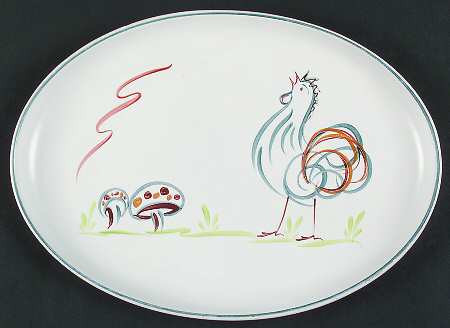 Flair 12" Oval Serving Platter