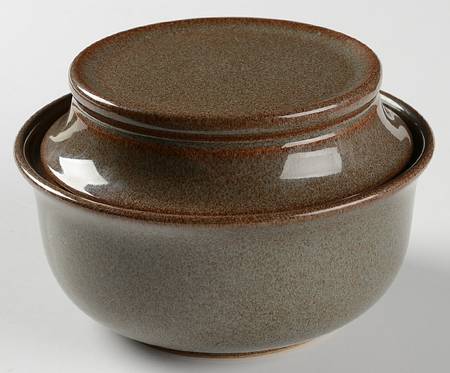 Greystone Covered Soup Bowl